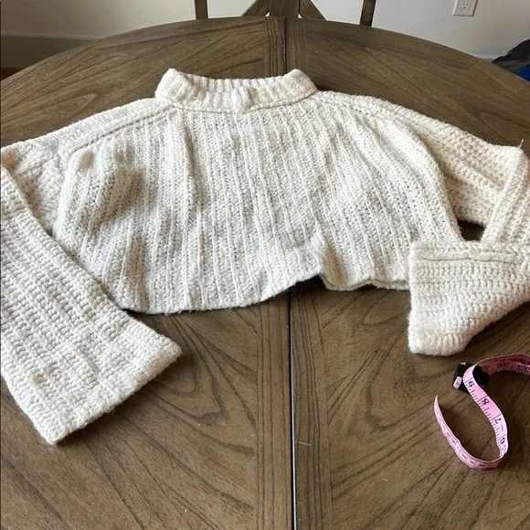 FREE PEOPLE Women's Alpine Pullover Sweater Size M In Ivory - Picture 11 of 12